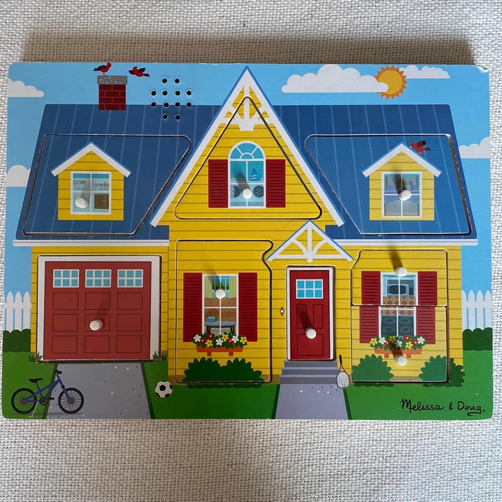 Melissa & Doug Around the House Sound Puzzle